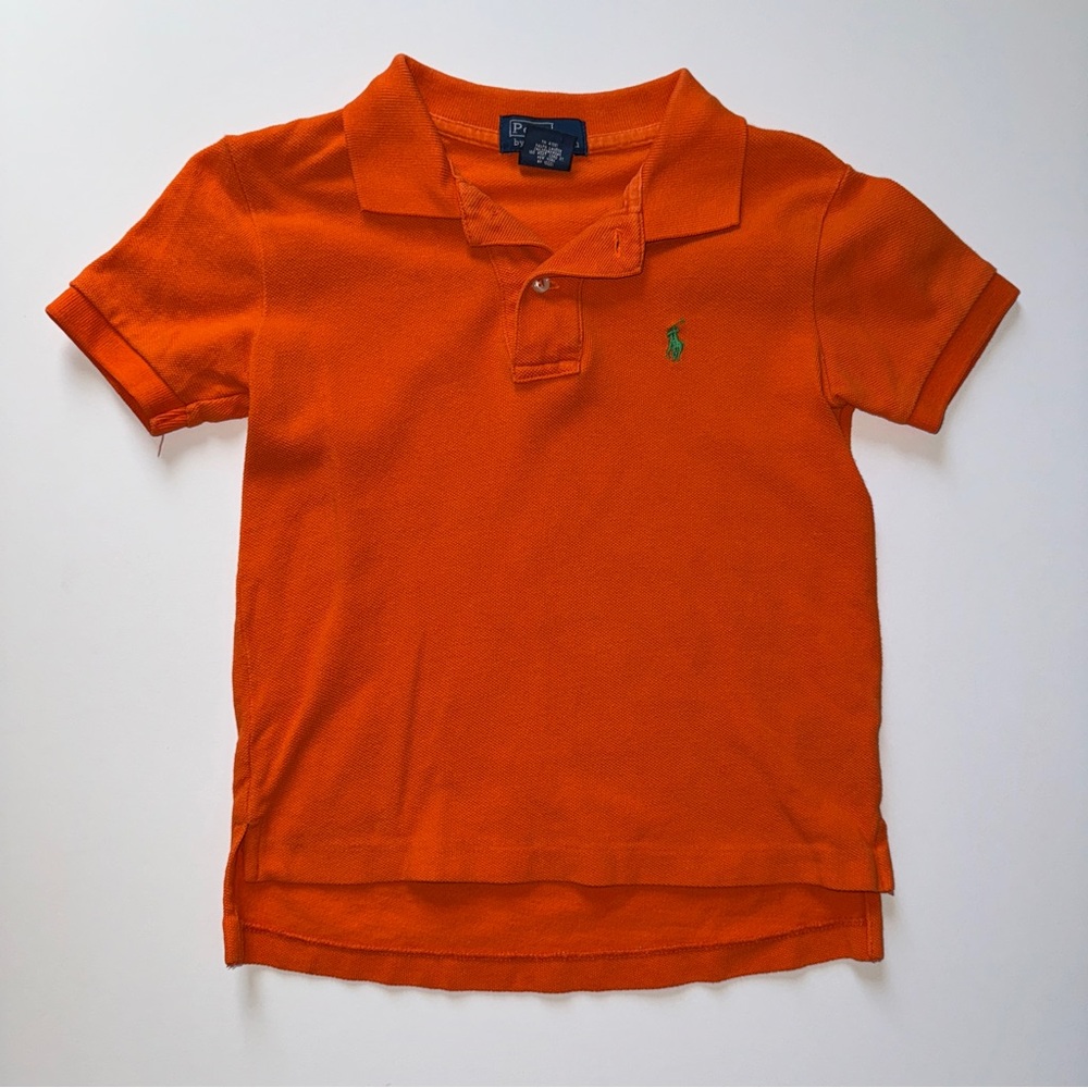 Polo Ralph Lauren Orange Polo Shirt - Size 4 / 4T